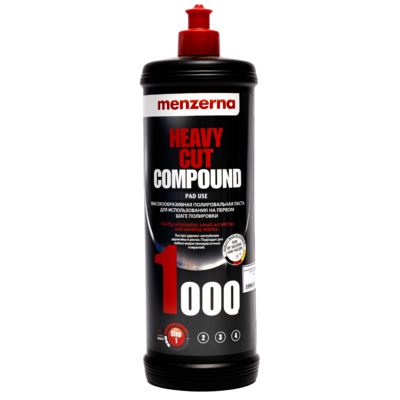 Высокоабразивная полировальная паста Menzerna Heavy Cut Compound 1000 1кг.