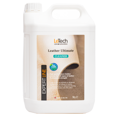 LeTech средство для чистки кожи (Leather Ultimate Cleaner Biocare Formula) Expert Line 5л