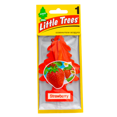 Little Trees Ароматизатор Ёлочка «Клубника» (Strawberry)