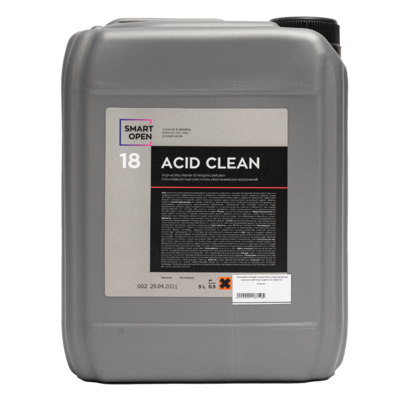 Smart Open Сильнокислотный очиститель неорганических загрязнений Acid Clean 5л