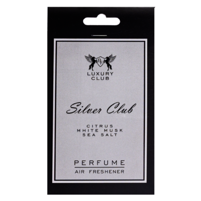 Air Spice Ароматизатор подвесной Luxury Club Silver (по мотивам Giorgio Armani Acqua di Gio) BF03