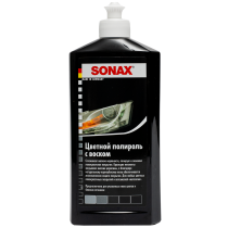 Sonax Цветной полироль с воском (чёрный) Nano Pro Polish & Wax Color  500мл 296100