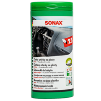 Sonax Салфетки для очистки пластика в тубе Plastic Сare Wipes 412100