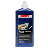 Sonax Цветной полироль с воском (синий) Nano Pro Polish & Wax Color 500мл 296200