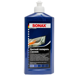 Sonax Цветной полироль с воском (синий) Nano Pro Polish & Wax Color 500мл 296200