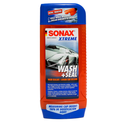 Sonax Xtreme Защитный шампунь-концентрат с силантом Wash+Seal 500мл 244200