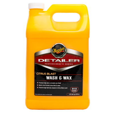 Meguiar's Шампунь с воском Citrus Blast Wash & Wax 3,8л D11301