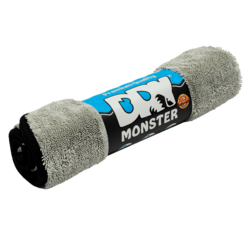 Dry Monster Серая микрофибра для сушки с оверлоком 560gsm 50x60см TDT5060G