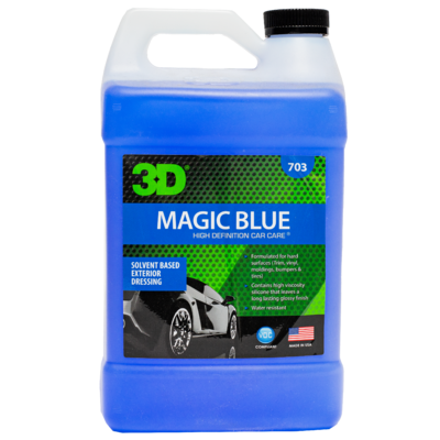 3D Чернение для резины на основе растворителя Magic Blue 3,785л 703G01