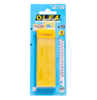 Лезвие OLFA сегментированное, 9х80х0,38мм, 10шт OL-AB-10B