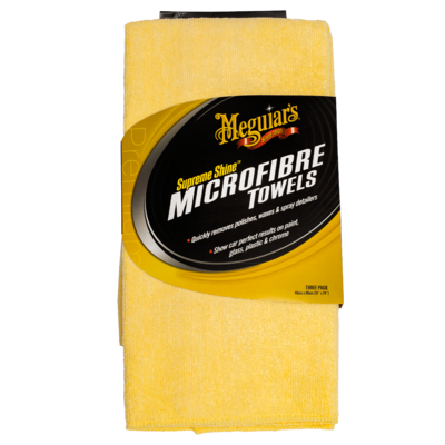 Meguiar's Микрофибровое полотенце (3шт) Supreme Shine Microfiber Towel 40х63см X2020