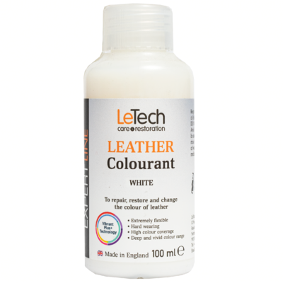 LeTech Краска для кожи (Leather Colourant) White Expert Line 100мл