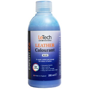 LeTech Краска для кожи (Leather Colourant) Blue Expert Line 200мл