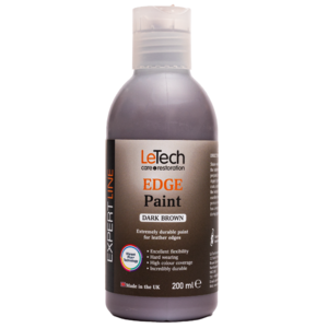 LeTech Краска для уреза кожи (Edge Paint) Dark Brown Expert Line 200мл