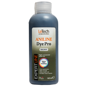 LeTech Анилиновый краситель для кожи (Aniline Dye Pro) Brown Expert Line 145мл