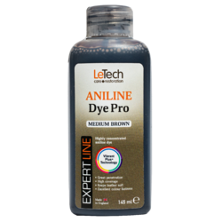 LeTech Анилиновый краситель для кожи (Aniline Dye Pro) Medium Brown Expert Line 145мл