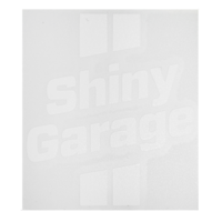 Shiny Garage Наклейка, вырезанная, цв. белый, 7x8 см