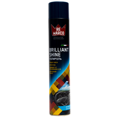 REMARCO Полироль для пластика, Бриллиантовый блеск 750мл. Brilliant Shine ОКЕАН