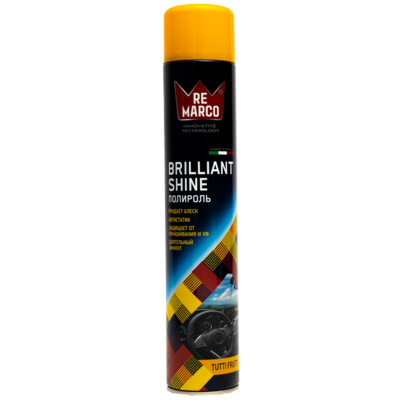 REMARCO Полироль для пластика, Бриллиантовый блеск 750мл. Brilliant Shine TUTTI FRUTTI
