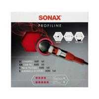 Sonax Жёсткий полировальный круг (красный) Polishing Sponge Red 160мм 493100