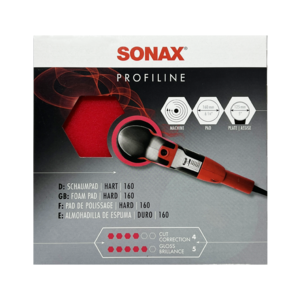 Sonax Жёсткий полировальный круг (красный) Polishing Sponge Red 160мм 493100