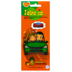 Air Spice Ароматизатор подвесной LOVE IS... - Ананас-апельсин LI K 0004