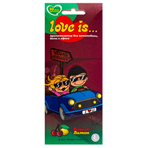 Air Spice Ароматизатор подвесной LOVE IS... - Вишня-лимон LI K 0006