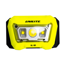 UNILITE HL-8R - Налобный сенсорный фонарь 475 Lm +275 Lm, 1500 mAh, IP65