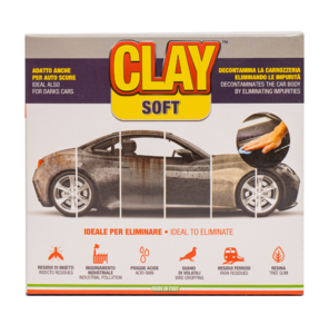 MA-FRA Глина blue МЯГКАЯ для подготовки поверхности автомобиля к полировке CLAY SOFT 200гр H0174