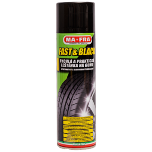MA-FRA VIP чернение для шин с восстанавливающим эффектом FAST & BLACK (spray) 500мл H0692
