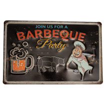 Табличка металлическая 30х20 см (Barbeque Party) DE-3020-BP