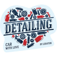 Стикер «Detailing. Car with love» LERATON