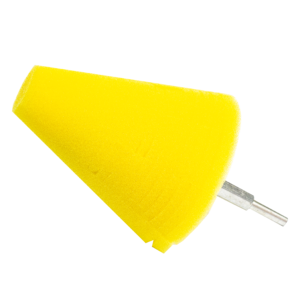 A302 100 мм - Конусный твердый полировальник (желтый) - Polishing Cone YELLOW CONE-Y