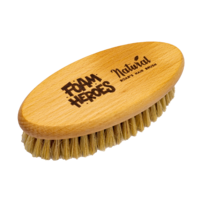 Foam Heroes Щетка для очистки кожи Natural Boar's Hair Brush, 15.4x6.6см FHA011