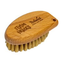 Foam Heroes Щетка для очистки кожи Natural Boar's Hair Brush, 10.2x5.5см FHA015