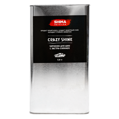 Shima Detailer Чернение для шин с экстра-сиянием Crazy shine 5л