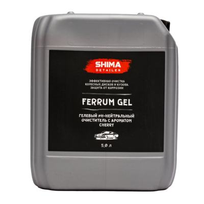 Shima Detailer Гелевый ph-нейтральный очиститель Ferrum gel Cherry 5л