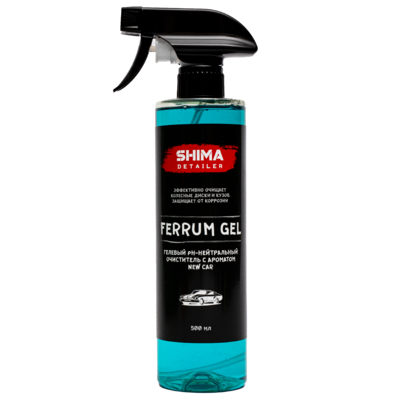 Shima Detailer Гелевый ph-нейтральный очиститель Ferrum gel New car 500мл