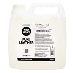 Foam Heroes Деликатный очиститель кожи Pure Leather 3л FHB044