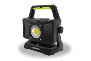 UNILITE SP-4500 Прожектор 4500 Lm с колонкой bluetooth, 5200 mAh, IP65