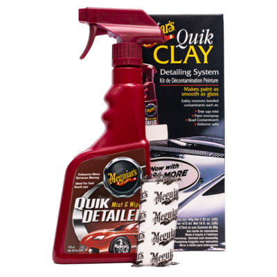 Meguiar's Система для ухода за автомобилем (набор) Quik Clay Detailing System 473мл G1116