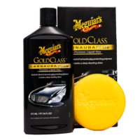 Meguiar's Жидкий воск (карнауба) премиум-класса + аппликатор Gold Class Liquid Car Wax 473мл G7016