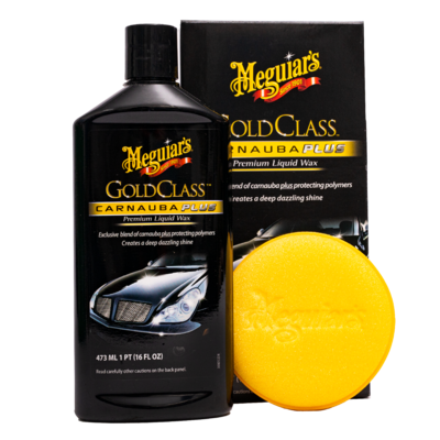 Meguiar's Жидкий воск (карнауба) премиум-класса + аппликатор Gold Class Liquid Car Wax 473мл G7016