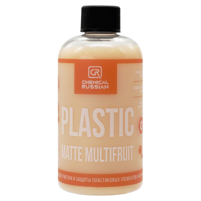 Chemical Russian Полироль для пластика матовый Plastic Matte Multifruit 500мл CR707