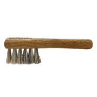 LeTech Щетка для чистки кожи с коровьим ворсом Leather Cow Hair Brush Premium mini