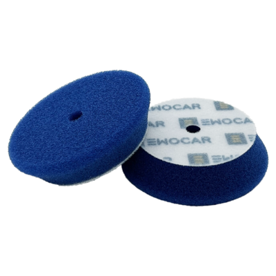 Ewocar Полировальный круг из твёрдого поролона Blue Hard Polishing Pad 85/25/95мм EWOBHP75