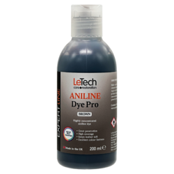 LeTech Анилиновый краситель для кожи (Aniline Dye Pro) Brown Expert Line 200мл