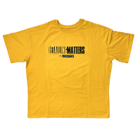 LERATON WEAR Футболка оверсайз «Detailing Matters» горчичная, размер S