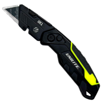 UNILITE UK1 - Складной нож с трапециевидным лезвием +3 доп. лезвия SK5 black