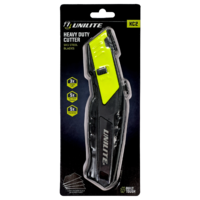 UNILITE Нож с трапециевидным лезвием +4 доп. лезвия SK5 black KC2